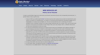 
                            2. web services api - Oak Harbor Freight Lines, Inc.