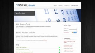 
                            4. Web Services - Digicall Izinga