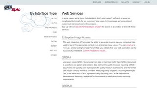 
                            8. Web Services - Epic's APIs