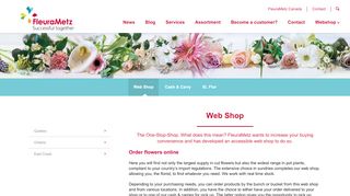 
                            5. Web Shop - fleurametz.com