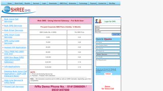 
                            6. Web SMS - Using Internet Gateway – For Bulk …