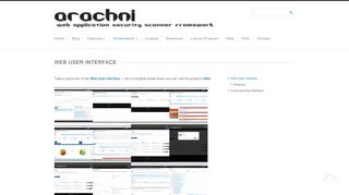 
                            5. Web User Interface - Arachni - Web Application Security ...