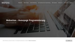 
                            1. web4you: Webseiten - Homepage Programmierung