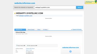 
                            4. webapp1.syntelinc.com at WI. Outlook Web App
