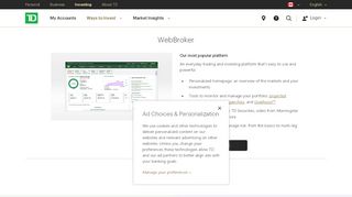 
                            5. WebBroker - TD Direct Investing