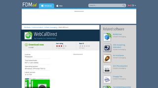 
                            6. WebCallDirect (free) download Windows version