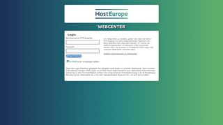 
                            8. WebCenter HostEurope