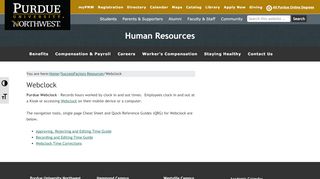 
                            6. Webclock – Human Resources - PNW