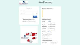 
                            6. WebConnect | Alco Pharmacy | Log in