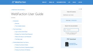 
                            5. WebFaction User Guide — WebFaction User Guide