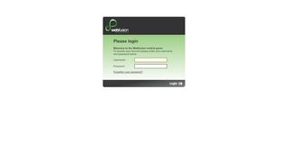 
                            4. Webfusion control panel: Login