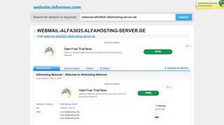 
                            7. webmail-alfa3025.alfahosting-server.de at WI. Alfahosting ...