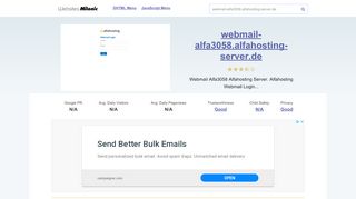 
                            7. Webmail-alfa3058.alfahosting-server.de website ...