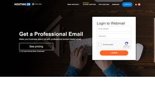 
                            8. Webmail: create new or access your existing email account