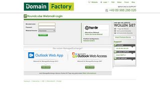 
                            5. Webmail - domainFACTORY