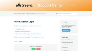 
                            3. Webmail Email Login - Allstream