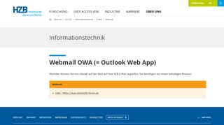 
                            10. Webmail - Helmholtz-Zentrum Berlin (HZB)