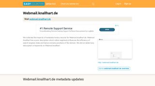 
                            9. Webmail Knallhart (Webmail.knallhart.de) - Customer ...