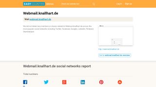 
                            7. Webmail Knallhart (Webmail.knallhart.de) full social media ...