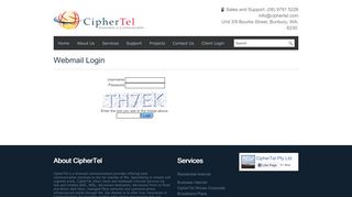 
                            10. Webmail Login - CipherTel Pty Ltd