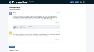 
                            9. Webmail login - DreamHost Community