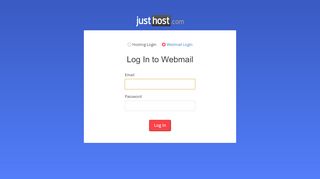 
                            2. Webmail Login - Just Host