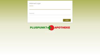 
                            9. Webmail Login - mail.pluspunkt-apotheke.de