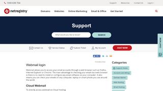 
                            10. Webmail login | Netregistry Support Centre