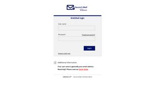 
                            1. WebMail login: Secure E-Mail WebMail powered by …