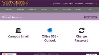 
                            4. Webmail Login - West Chester University