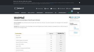 
                            9. Webmail - messagerie électronique et mail pro - Amen.fr