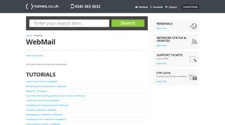 
                            2. WebMail - Names.co.uk