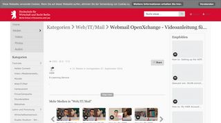 
                            5. Webmail OpenXchange - Media HWR Berlin