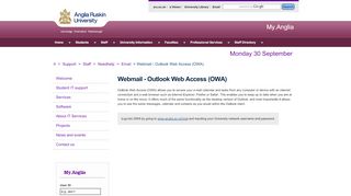 
                            7. Webmail - Outlook Web Access (OWA)