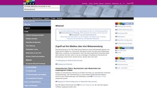 
                            7. Webmail — Rechenzentrum - rz.uni-kiel.de