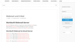 
                            5. Webmail Server atmail und zimbra Worldsoft …