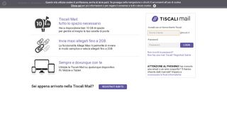 
                            7. WebMail su tiscali - Tiscali Mail