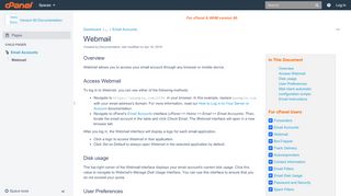 
                            8. Webmail - Version 80 Documentation - cPanel Documentation