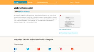 
                            7. Webmail XMS Net (Webmail.xmsnet.nl) full social media ...