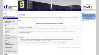 
                            6. Webmail | Zentrum für Informations- und Medientechnologie ...