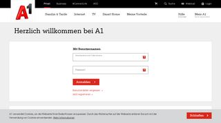 
                            9. webmail.a1.net - Festnetz - Internet - Mobiles Internet - TV