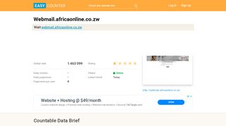 
                            7. Webmail.africaonline.co.zw: Utande - Login - Easy …