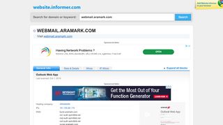 
                            4. webmail.aramark.com at WI. Outlook Web App