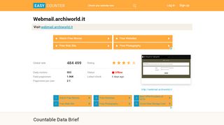 
                            4. Webmail.archiworld.it: AWN - Login page - Easy Counter