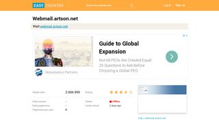 
                            3. Webmail.artson.net: Webmail - Login - Easy Counter