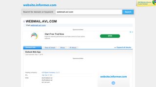 
                            4. webmail.avl.com at WI. Outlook Web App - Website Informer