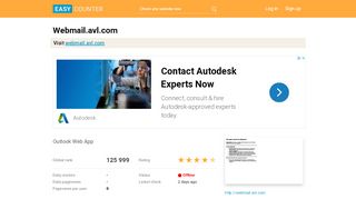 
                            8. Webmail.avl.com: Outlook Web App - Easy Counter