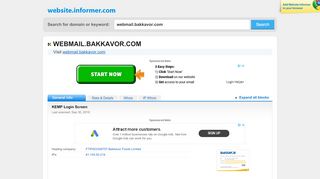 
                            4. webmail.bakkavor.com at WI. KEMP Login Screen