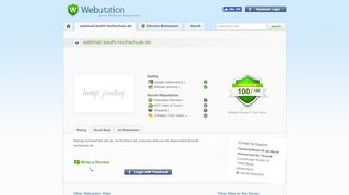 
                            1. Webmail.beuth-hochschule.de Review - Webutation