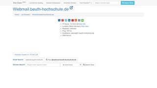 
                            9. Webmail.beuth-hochschule.de - site-stats.org